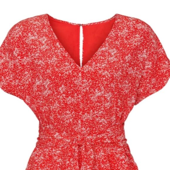 EUC Greylin Aubrey Tie Waist Romper XS - Picture 5 of 13